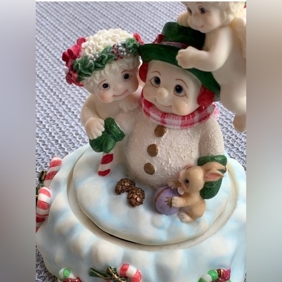 Beautiful 1999 Vintage Dreamsicles Frosty The Snowman Musical Spinning Decor ☃️ - Picture 9 of 15